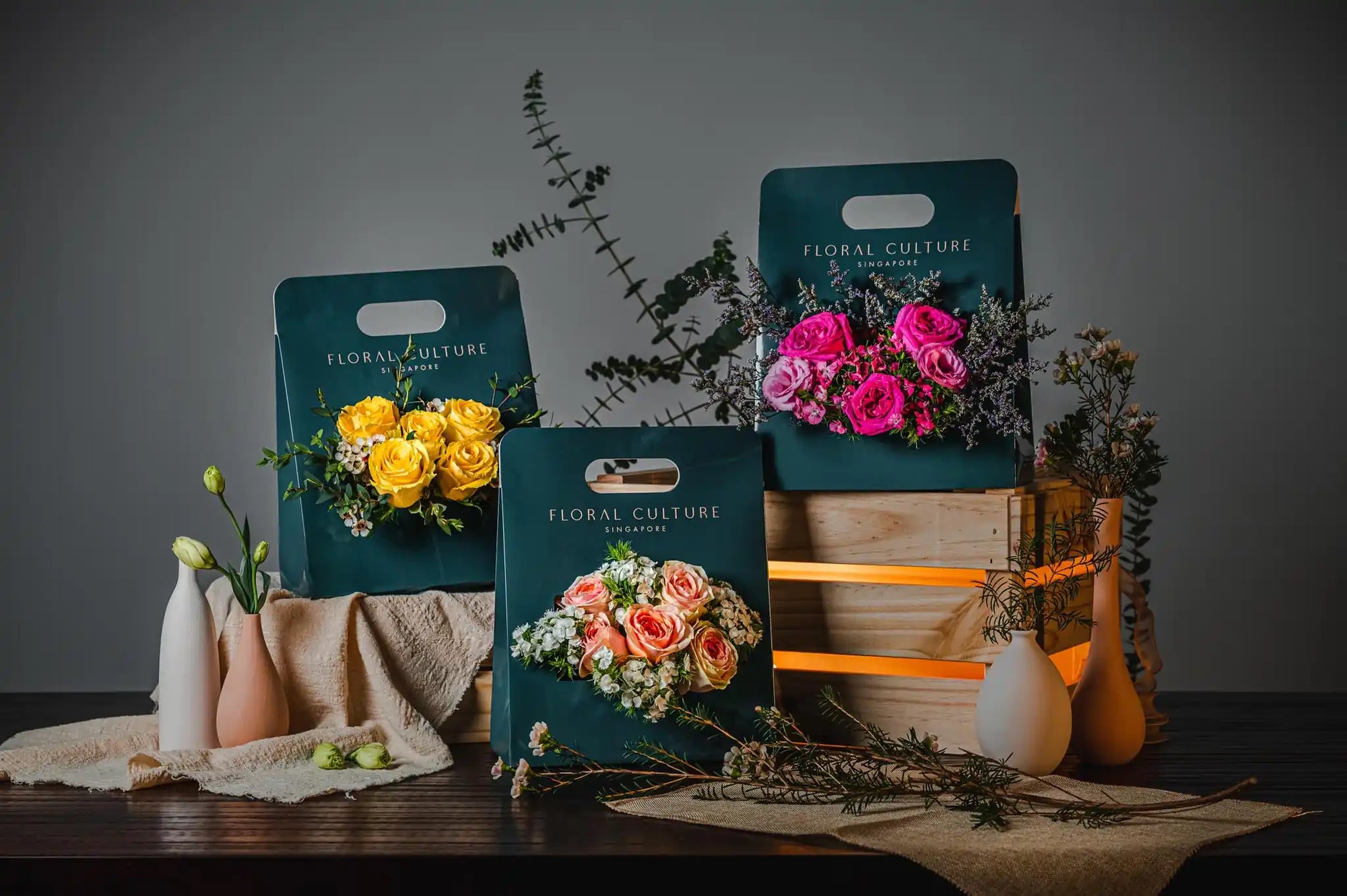 Teal Blooms