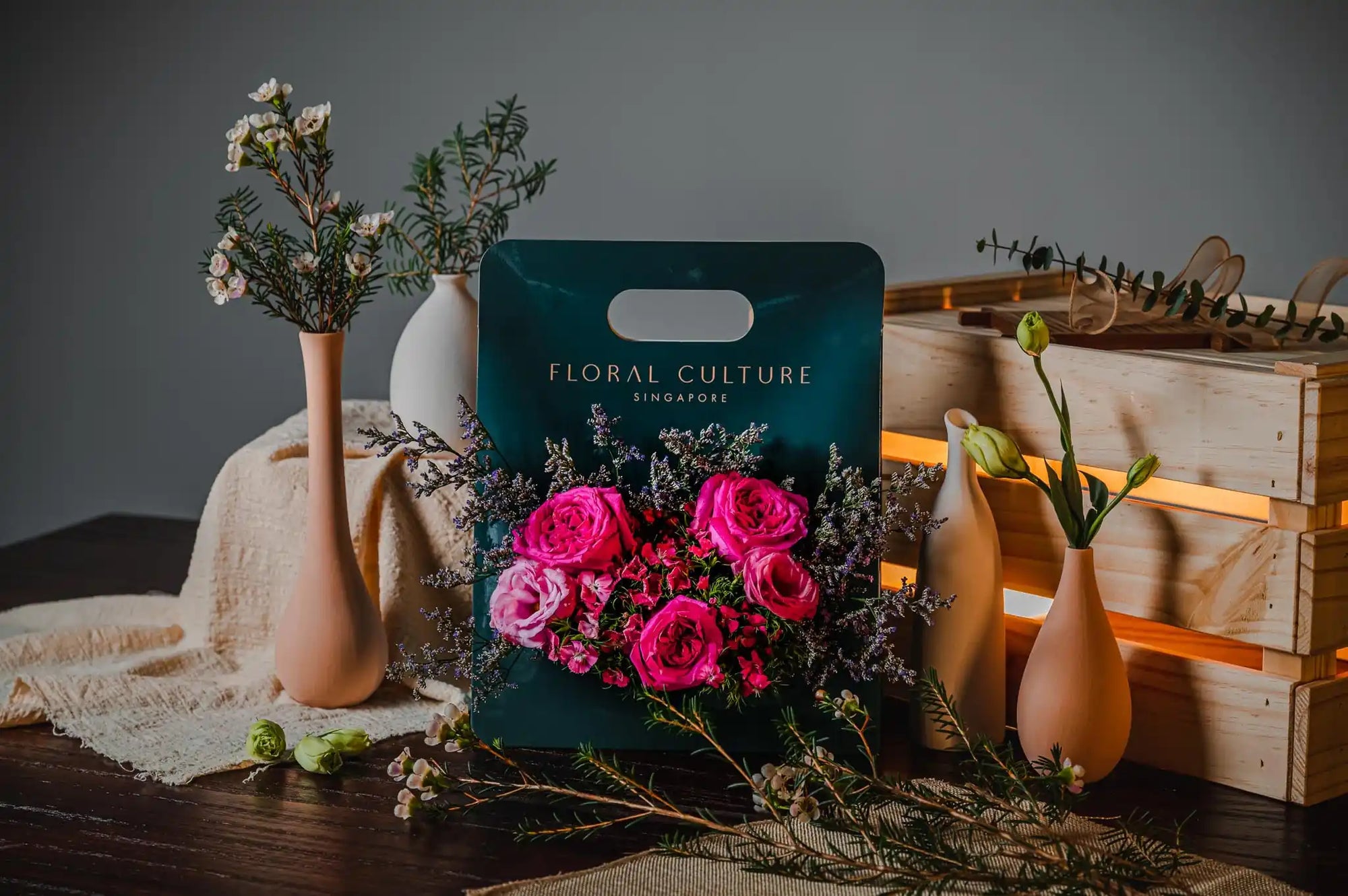 Teal Blooms