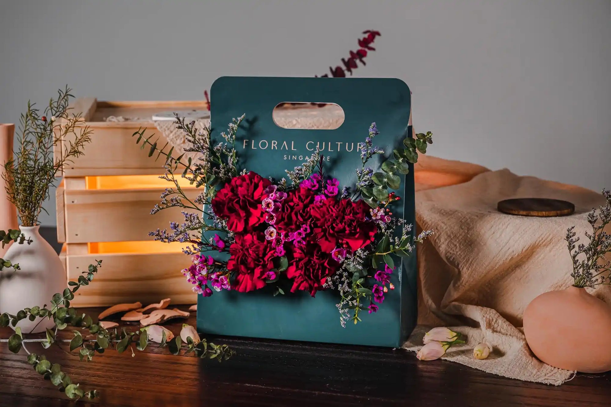 Teal Blooms